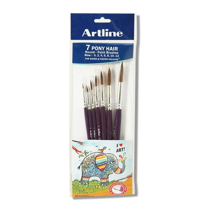 6-8 Colors Crayons Round Non Toxic Sticks Brushes Oil Painting