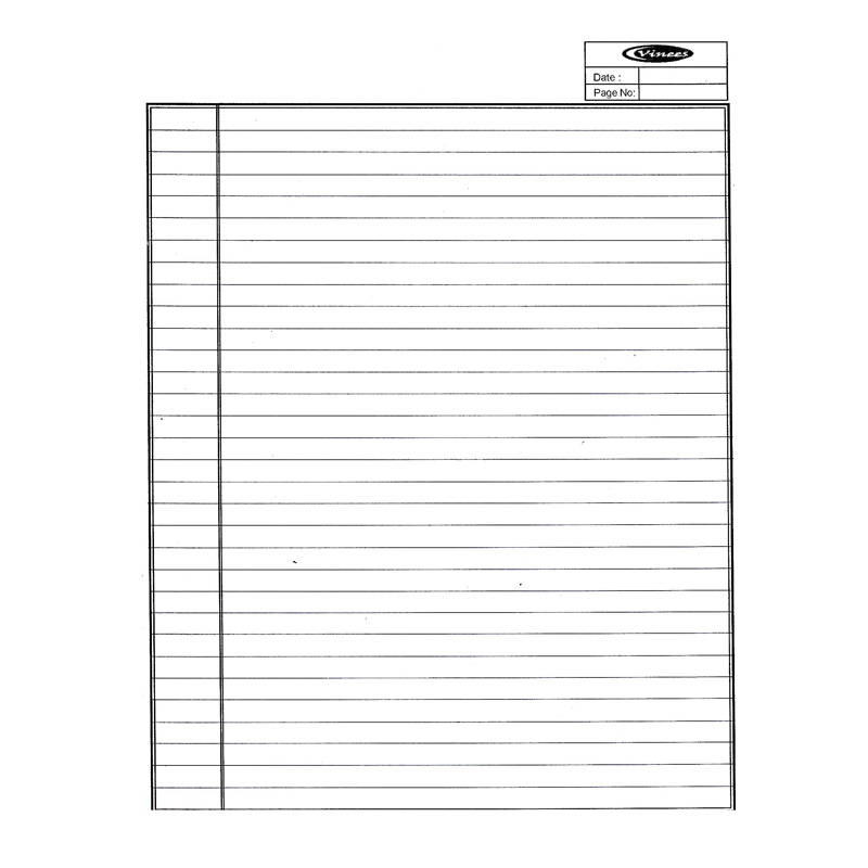 A4 Ruled Assignment Papers / Exam Papers - 50 Sheets - 70 GSM